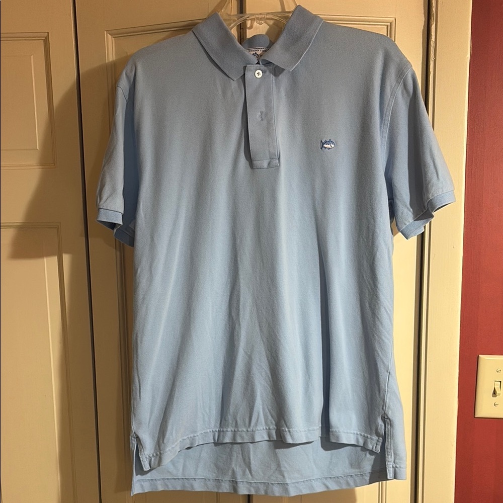 Southern Tide Blue Polo Shirt Classic Casual Design